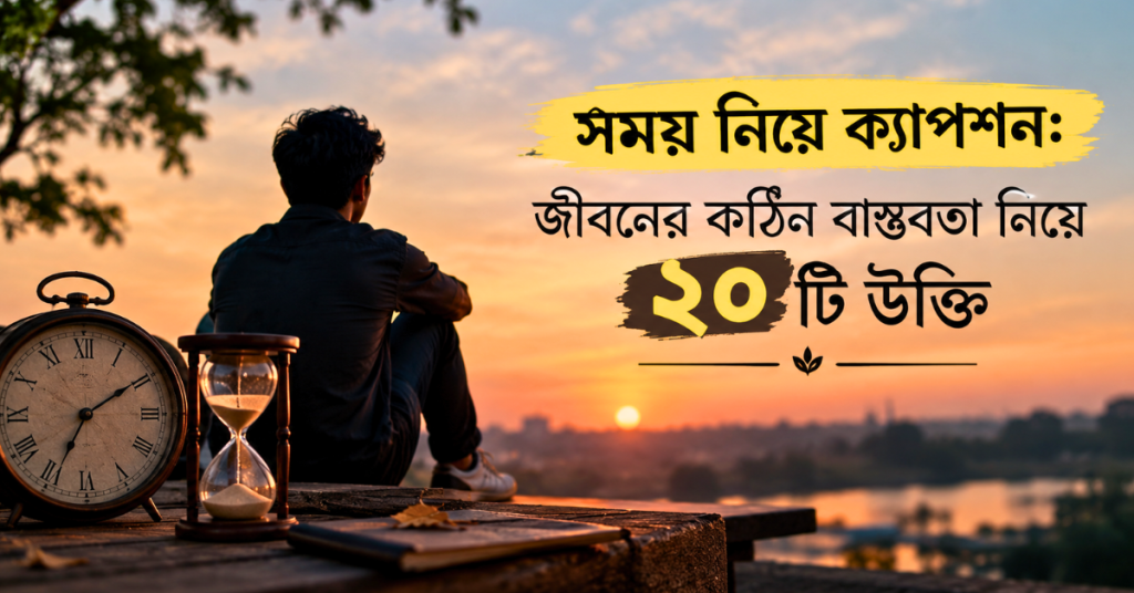 সময় নিয়ে ক্যাপশন